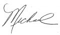 3radical CEO Michael Fisher's signature