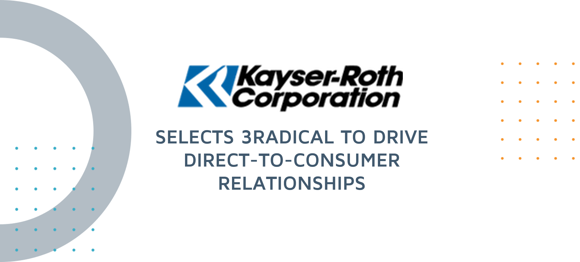 3radical Partners with Kayser-Roth Corp to Drive Direct-to-Consumer Relationships